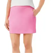NEW - Member’s Mark - Women's Midrise Stretch Skort, Bermuda Pink