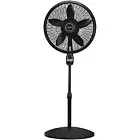 Lasko 18 in. Cyclone Pedestal Fan with Remote Control, Black