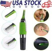 Men’s Nose Ear Face Neck Eyebrow Hair Mustache Beard Trimmer Shaver Clipper US