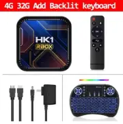 HK1 RBOX K8S Android 13 RK3528 Smart TV Box 5G Dual Wifi 4G 64G TVBOX 8K 4K BT G