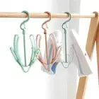 2Pcs Plastic Shoe Organizer Rotatable Shoe Rack Creative Shoe Hanger Household
