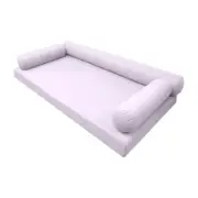 |SLIPCOVER ONLY|S6 Daybed Mattress Bolster Pillow Covers Knife Edge Crib AD107