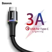 3A USB Type C Cable For Huawei P20 Lite OnePlus 6 5t Fast Charging USB C Charger