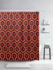 Overlook Hotel Shower Curtain: Polyester, durable, waterproof, iconic design