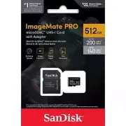 SanDisk 512 GB ImageMate Pro microSDXC UHS-1 Memory Card with Adapter