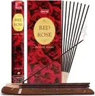 Red Rose Incense Sticks and Incense Stick Holder Bundle Insence Insense Hem