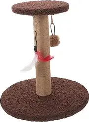 Kitten Scratching Post Durable Cat Scratcher Pole Elegant Design for Home Decor Promotes Stops Furniture Damage Cat Accessory for Indoor Kittens and Cats