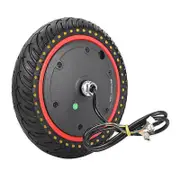 8.5-inch M365 electric scooter motor 350W36V drive wheel wave point front wheel motor inflatable tire 350W-YELLOW
