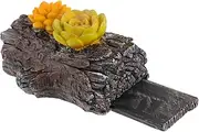 LOPUNER Artificial Tree Stump Hidden Key Hider Key Storage Box for Outdoor Garden Realistic Design for Cash Item Storage Versatile Decorative Accessory