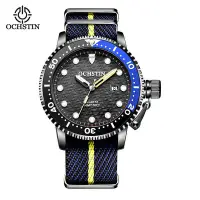 在飛比找Yahoo!奇摩拍賣優惠-手錶男 正品奧古斯登外貿手錶爆款運動防水日歷手錶尼龍錶帶夜光