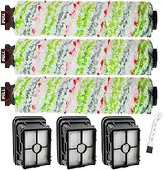 Replacement Roller Brush HEPA Filters Compatible for Bissell 1866 1868 1926 1785 Crosswave Vacuum Cleaner Accessories
