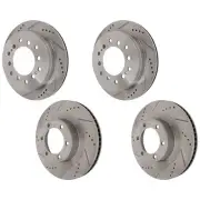 Front & Rear Brake Disc Rotors for 4 Runner Left Right Lexus GX470 4Runner (for: Toyota)