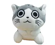 3X 9CM Approx Cat Plush Stuffed Doll Key Ring Chain Gift Toy - Smile