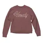 SENDERO Women's Howdy Drop Shoulder Sweatshirt - S - Dusty Mauve
