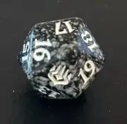 War of the Spark Spindown Life Counter D20 Dice Magic the Gathering MTG Black Wh