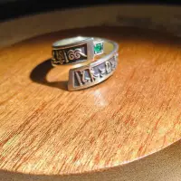 在飛比找Yahoo!奇摩拍賣優惠-西藏傳統S925純銀戒指經典足銀指環銀飾民族風復古指戒