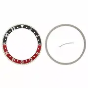 Bezel & Insert Kit For Rolex GMT Master 2 16713, 16718 Black/Red Coke