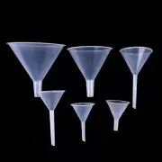 Lab Mini Clear Plastic Filling Funnel For Atomizers Perfume Diffuser Bott*JL