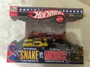 Auto World SLOT CARS Hot Wheels Snake & Mongoose 2-PACK 4Gear HO Scale Slot Cars