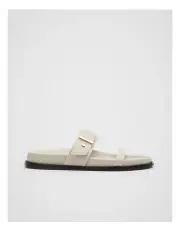 [Unison] Camden Leather Slide in Cream