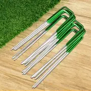 50pcs Prime Turf Artificial Grass Synthetic Pins Fake Lawn Turf Weed Mat Pegs Joining Tape