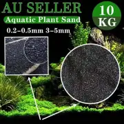 10KG BLACK SAND SUBSTRATE Aquascape Freshwater Aquarium Tank Sands AU Seller New