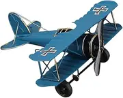 HOOTNEE Vintage Aircraft Model Metal Plane Ornament Retro Desktop Decoration Sturdy Design for Home and