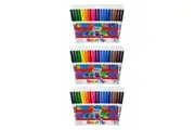 3x 20pc Texta The Original Smart Cone Tip Markers Water Based Kids Drawing Pens