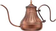 Carita Kalita Coffee Pot, Copper Enjoying Change of Aging, 30.5 fl oz (900 ml), Fine Nozzle, Direct Fire, Made in Japan, Cu-Kettle, #52264 Drip Pot, Kettle, Coffee Maker, Yakan, Server, Barley Tea,