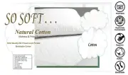 King Size100% Cotton Cover 200GSM Fill Fully Fitted Quilted Mattress Protector