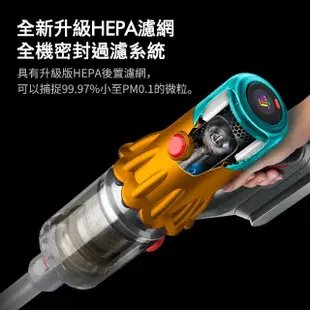 【dyson 戴森 限量福利品】V12 SV35 Detect Slim Total Clean 強勁輕量智慧無線吸塵器 光學偵測(雙主吸頭)