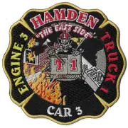 Hamden, CT Engine 3 Truck 1 The East Side Fire Patch NEW !