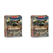 2PK Johnco Aquatic Reptile Crocodile Dig Kit Educational Science Toy Kids 6y+