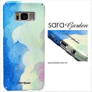 【Sara Garden】客製化 全包覆 硬殼 蘋果 iPhone6 iphone6s i6 i6s 手機殼 保護殼 水彩波浪