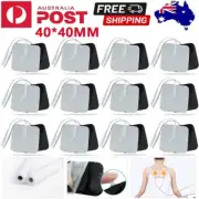 20/40X Tens Machine Replacement Electrode Pads Gel Self Adhesive 4X4cm Reusable