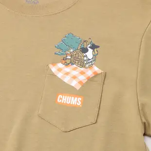 CHUMS Picnic Booby Pocket T-Shirt 中性 短袖上衣 羅勒綠 CH012192M102