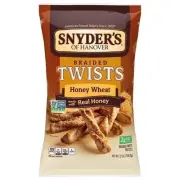 Snyder's of Hanover Honey Wheat Braided Twist, 10-Ounce (Pack of 6)