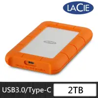 在飛比找momo購物網優惠-【LaCie 萊斯】Rugged USB-C USB3.0 