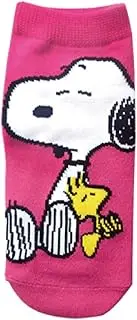 スモール・プラネット(Small Planet) Peanuts SNAP891J Snoopy Socks, Good Night Pink, 8.7-9.4 inches (22-24 cm)