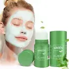 2x Green Tea Mask Stick Blackhead Remover Deep Cleanse Green Mask Stick for Face