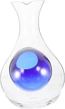 OFFSCH Elegant Glass Wine Decanter Creative Design for Aerating Wine Whiskey and More for Home Decoration Enhancing Drinking Experience