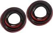 SOLUSTRE 2pcs Door Seal Strip Car Window Seal The Door Edges Guard Door Guards for Car Door Trim Molding Vehicle Door Guard Door Sealing Strip Door Seals Car Door Trim Rubber Black