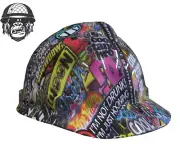 Custom Hydrographic Safety Hard Hat Mining Industrial HOON MSA CAP