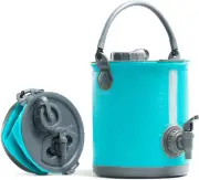 Colapz 2-In-1 Collapsible Camping Water Container with Spigot - 2 Gallon Portabl
