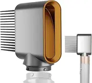 Wide Tooth Comb Nozzle Attachment for Dyson Airwrap Nickel/Copper, Pre-Styling Dryer Brush for Volume, and Enhance Texture, Part No.971894-04