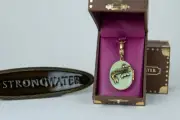 Jay Strongwater Birthstone Locket Charm - March With Swarovski (New)