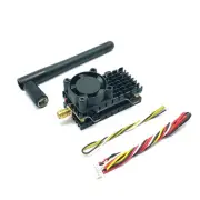 EWRF 2Km Long distance 5.8Ghz 40CH 2W 2000mW Over Range FPV Transmitter With Heat Sink fan For RC Drone