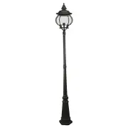 Flinders Large IP12 Standard Outdoor Garden Post Light, Antique Bronze