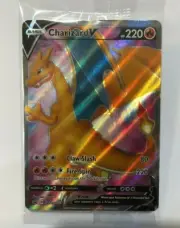 Pokemon SHINY CHARIZARD V Ultra Rare Black Star Promo Card TCG SWSH050 Sealed