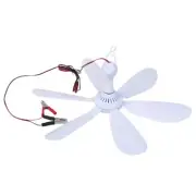 Portable Ceiling Fan 12V Hanging Fan 20inch Quiet Camping Tent Hanging Fan